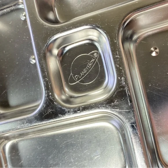 PlanetBox Stainless Steel Compartment Tray Reusable Rover Lunch Box Bento Box - Picture 11 of 14